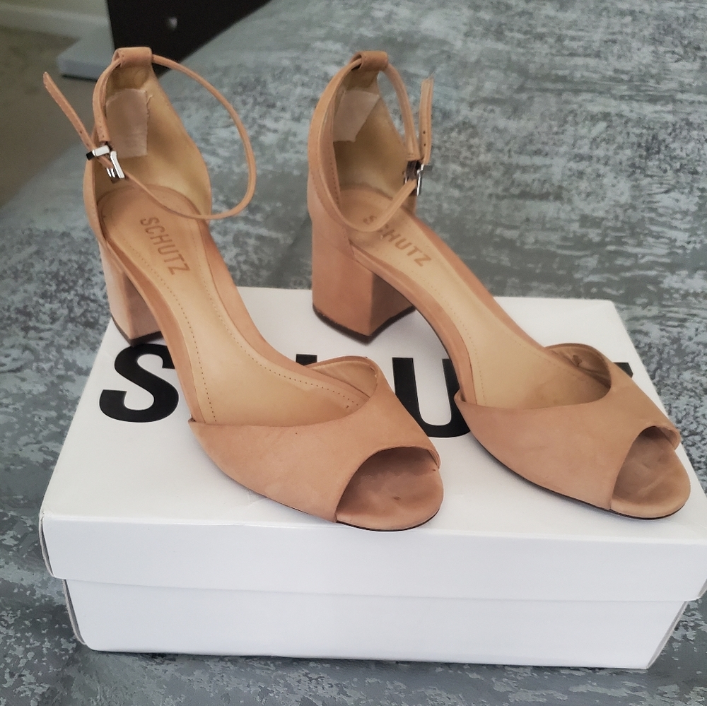 Schultz low block heel sandals